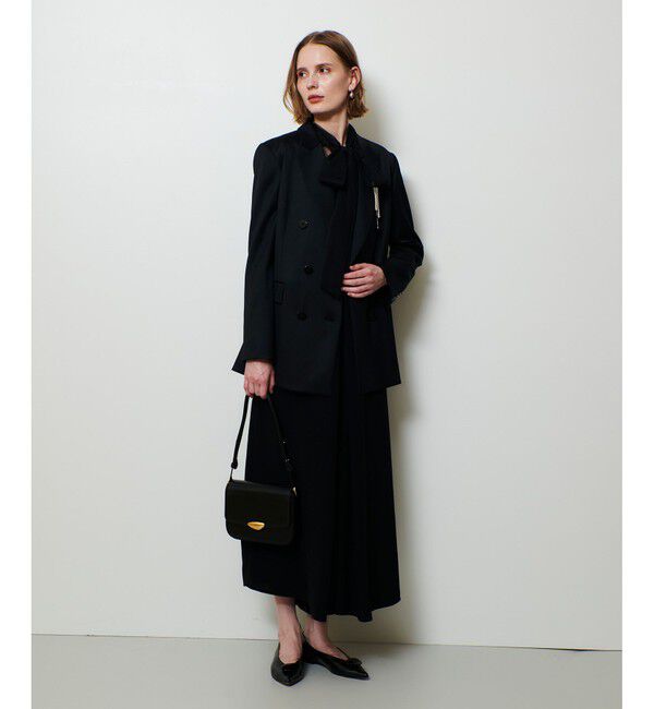 allureville「バックタックダブルブレストジャケット」|テーラードジャケット|