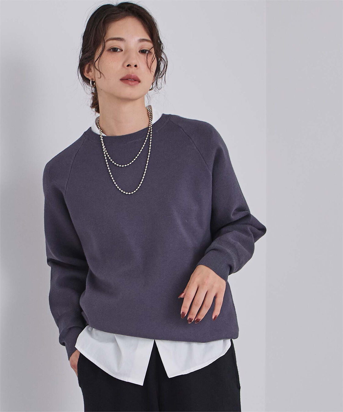 ur's「釦バックスリットチュニックシャツ」|シャツ・ブラウス|