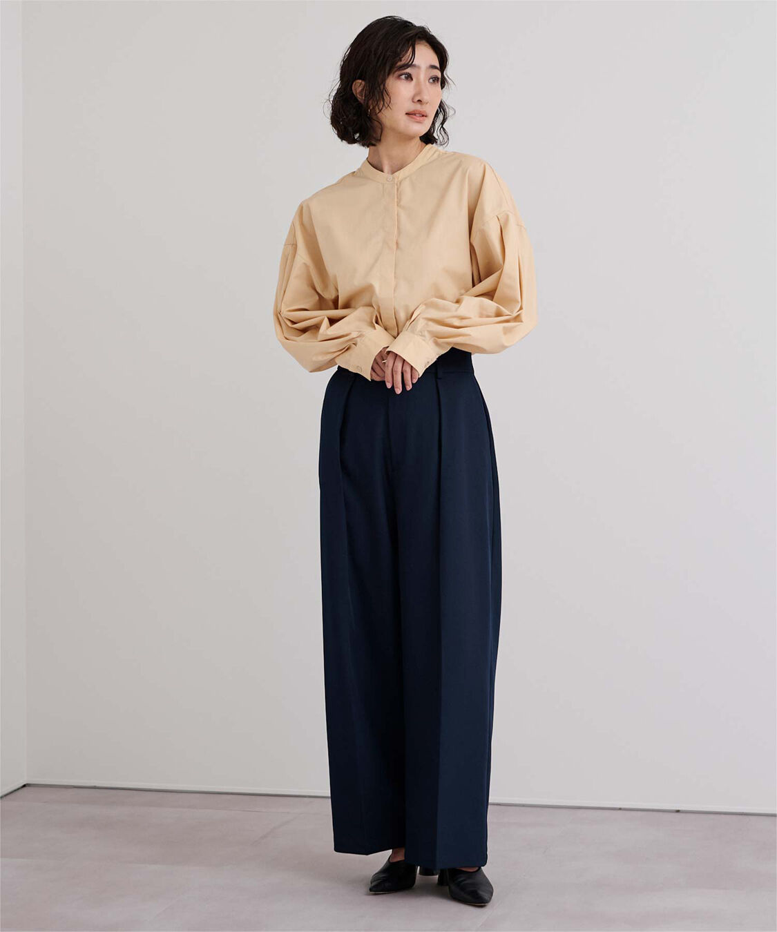 ur's「ボリューム袖ブラウス」|シャツ・ブラウス|