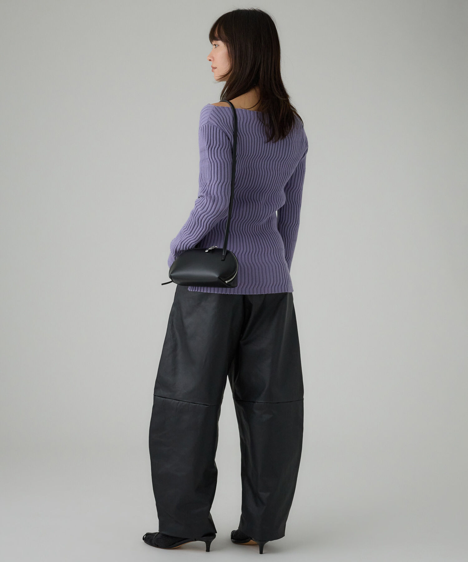 BABYLONE「シアリングガーターニットプルオーバー」|ニット・セーター|