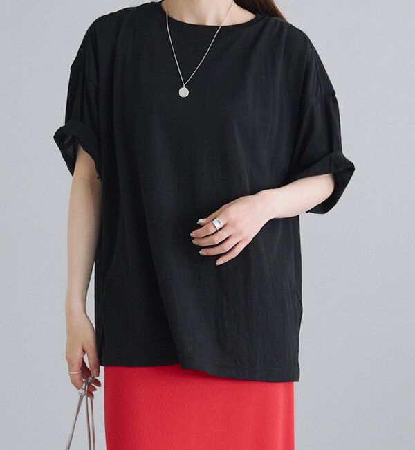  「コットンナイロンシアーオーバーTシャツ」|Tシャツ・カットソー|