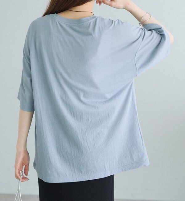  「コットンナイロンシアーオーバーTシャツ」|Tシャツ・カットソー|