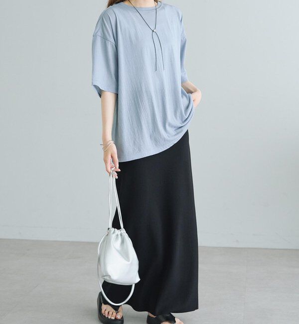  「コットンナイロンシアーオーバーTシャツ」|Tシャツ・カットソー|