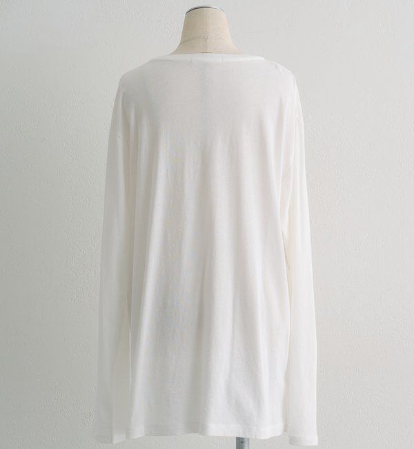  「【春カラーで登場！】コットンシアーカットソー」|プルオーバー|