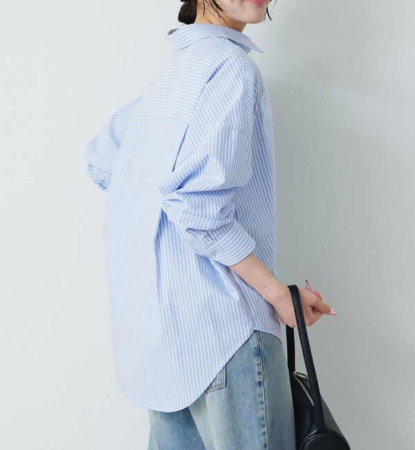  「ストライプオックスシャツ」|シャツ・ブラウス|