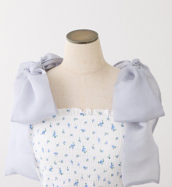  「肩リボン取り外し可能カップ付きシャーリングインナー」|プルオーバー|