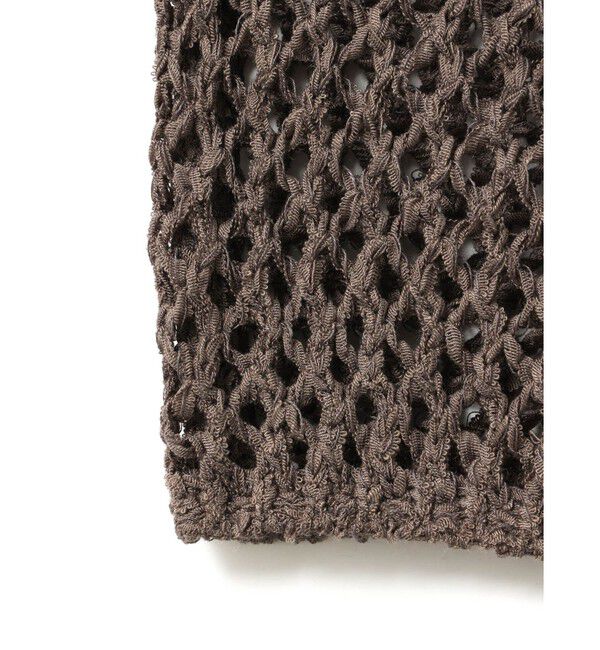 MARMARMAR「MARMARMAR テープヤーンメッシュプルオーバー」|ニット・セーター|