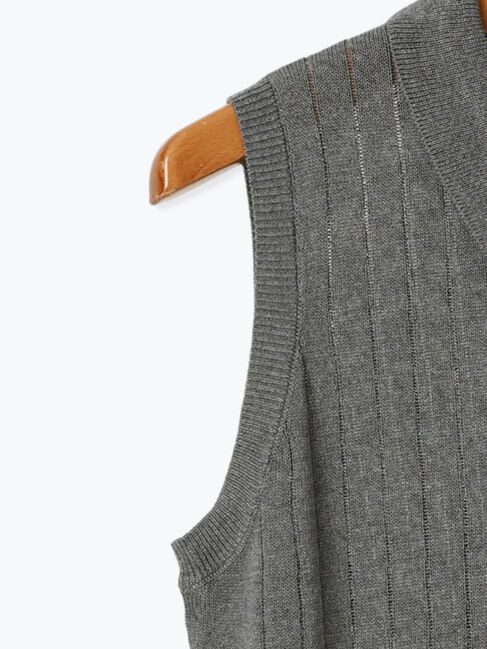 Lugnoncure「針抜きシアーポロニット」|ニット・セーター|