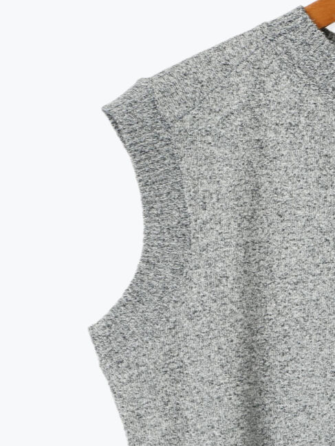 Lugnoncure「バックスリットメランジトップス」|ニット・セーター|