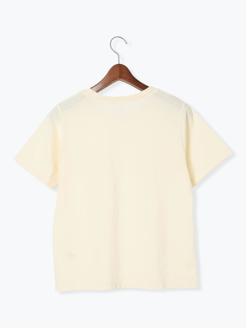 Te chichi「フロッキープリントロゴTシャツ」|Tシャツ・カットソー|