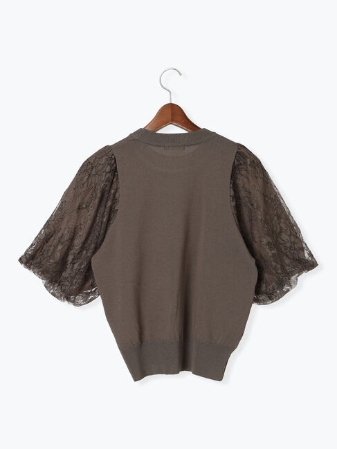 Te chichi「レースバルーンスリーブニット」|ニット・セーター|