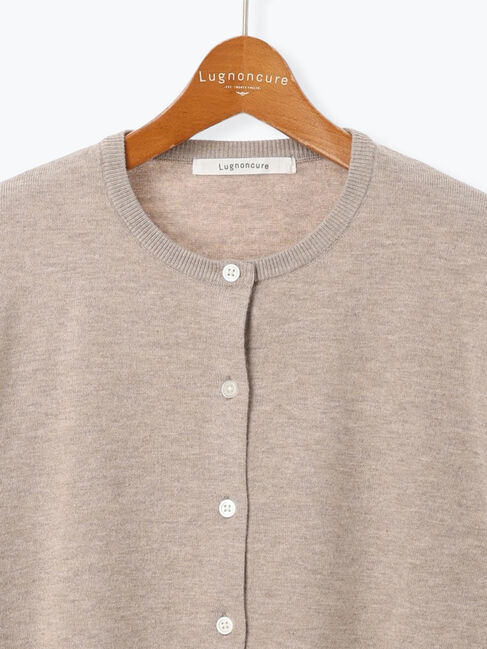 Lugnoncure「もちもちクルーネックカーディガン」|カーディガン|