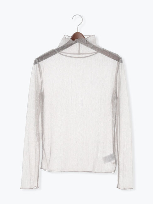 Te chichi「ラメプリーツシアータートルインナー」|Tシャツ・カットソー|