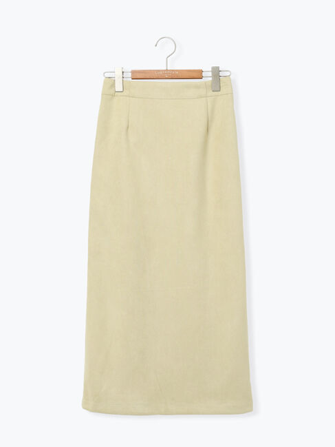 Lugnoncure「【選べる着丈】スウェード調タイトスカート」|スカート|