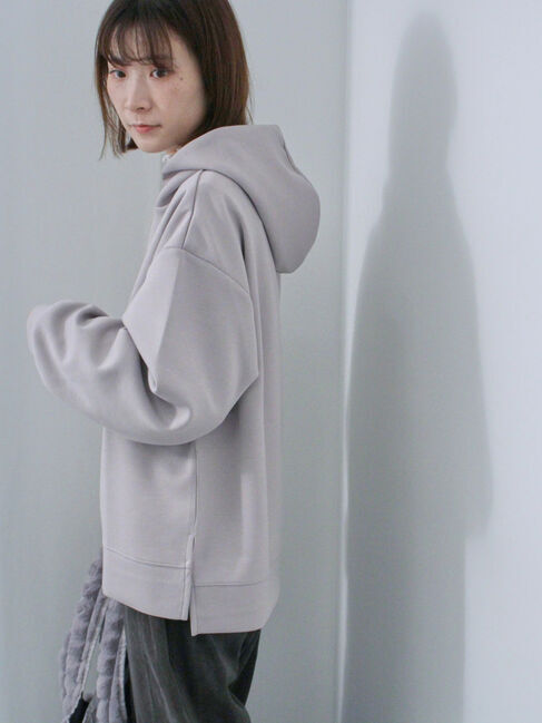 Samansa Mos2 blue「ダンボールパーカー」|Tシャツ・カットソー|