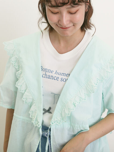 Samansa Mos2「◎カシュクールレースブラウス」|シャツ・ブラウス|