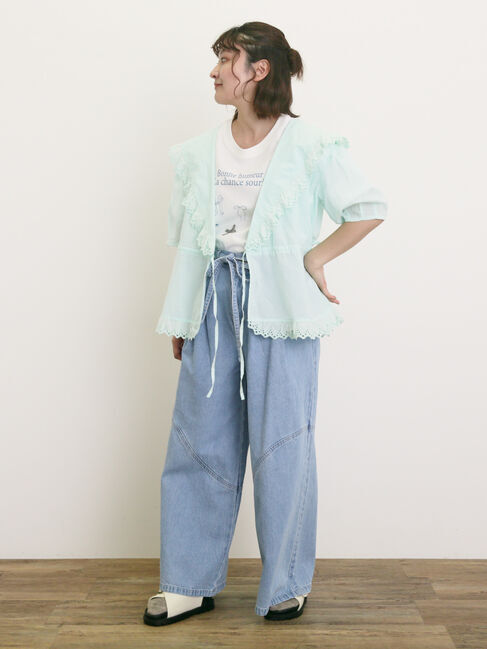 Samansa Mos2「◎カシュクールレースブラウス」|シャツ・ブラウス|