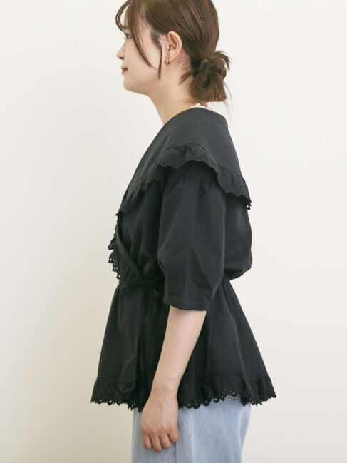 Samansa Mos2「◎カシュクールレースブラウス」|シャツ・ブラウス|