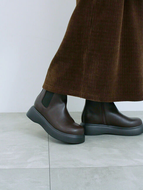 Samansa Mos2 blue「サイドゴアブーツ」|ショートブーツ|