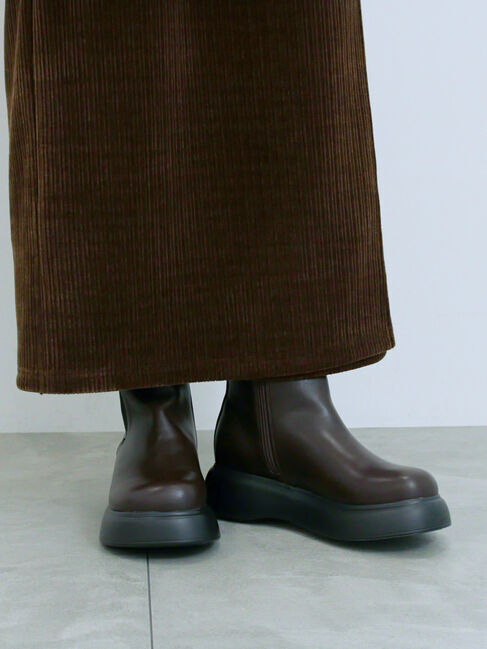 Samansa Mos2 blue「サイドゴアブーツ」|ショートブーツ|