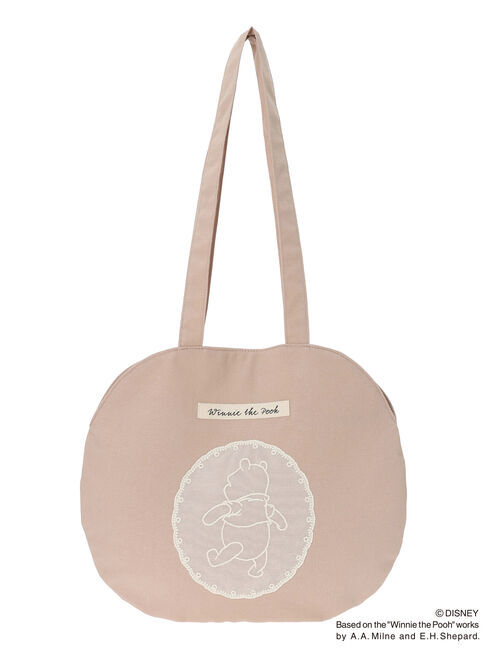 Samansa Mos2「【Disney】くまのプーさん/レース付き丸バッグ」|その他|