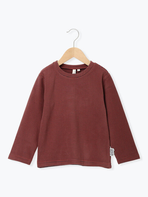 Samansa Mos2 Lagom「スムースボーダーロンT」|Tシャツ・カットソー|