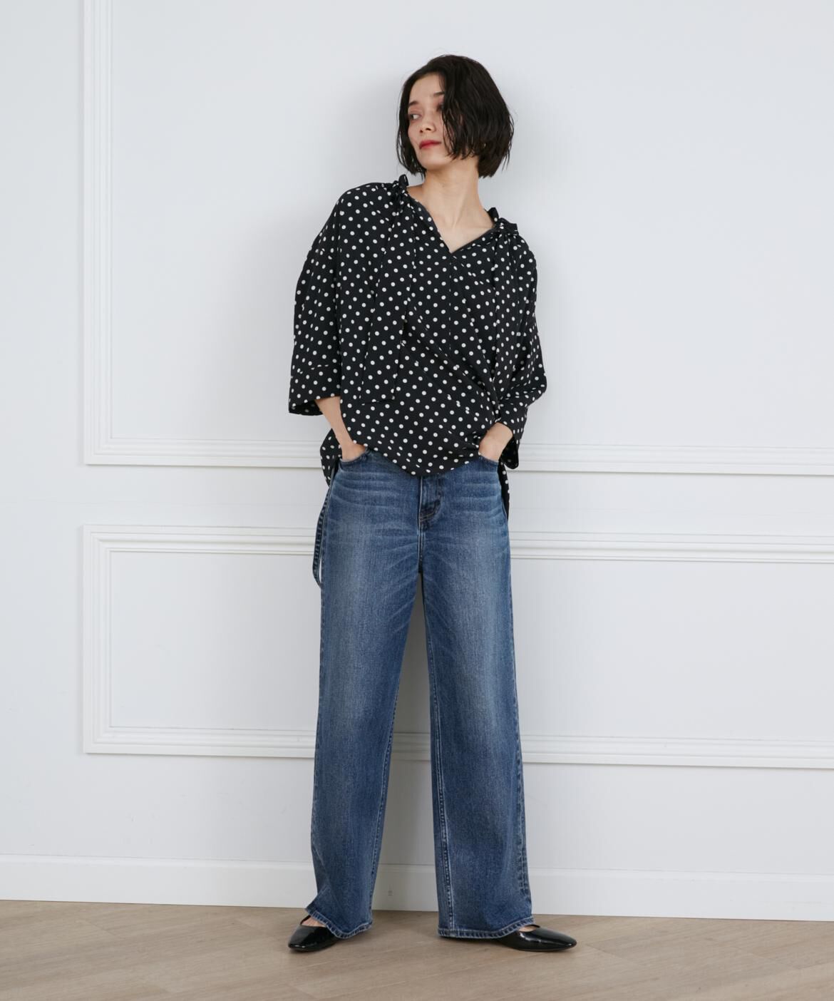INED「《SUPERIOR CLOSET》別注サスペンダー付きワイドデニムパンツ《Healthy DENIM》」|その他|