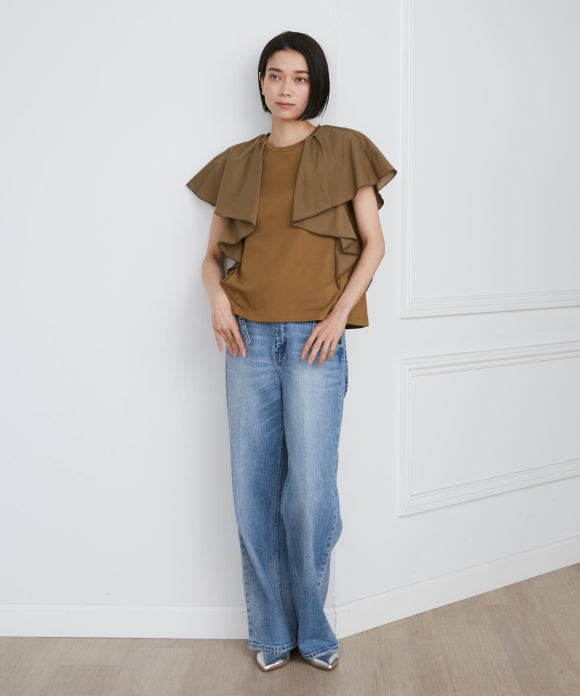 INED「《SUPERIOR CLOSET》別注サスペンダー付きワイドデニムパンツ《Healthy DENIM》」|その他|