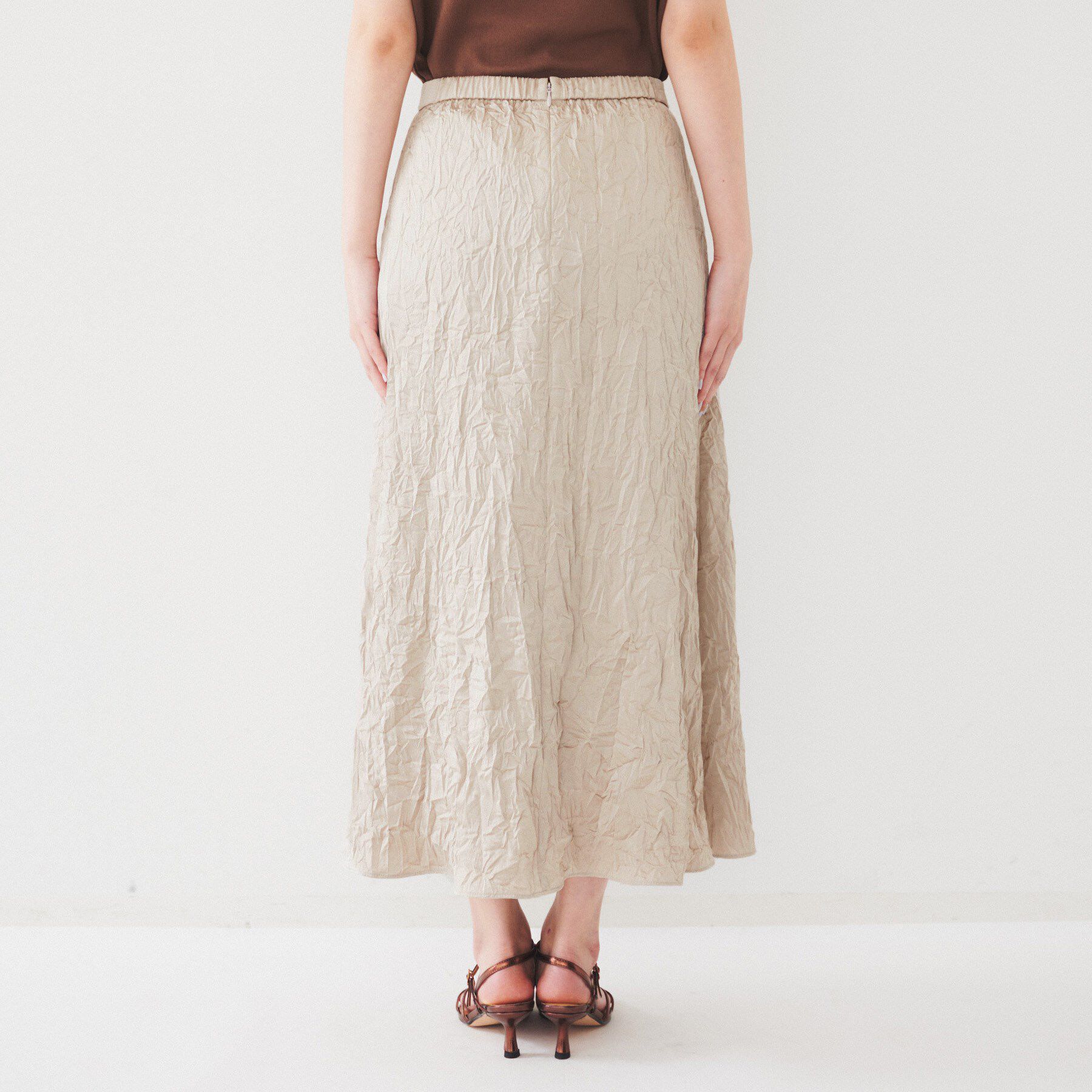 UNTITLED「クラッシュAラインスカート」|スカート|