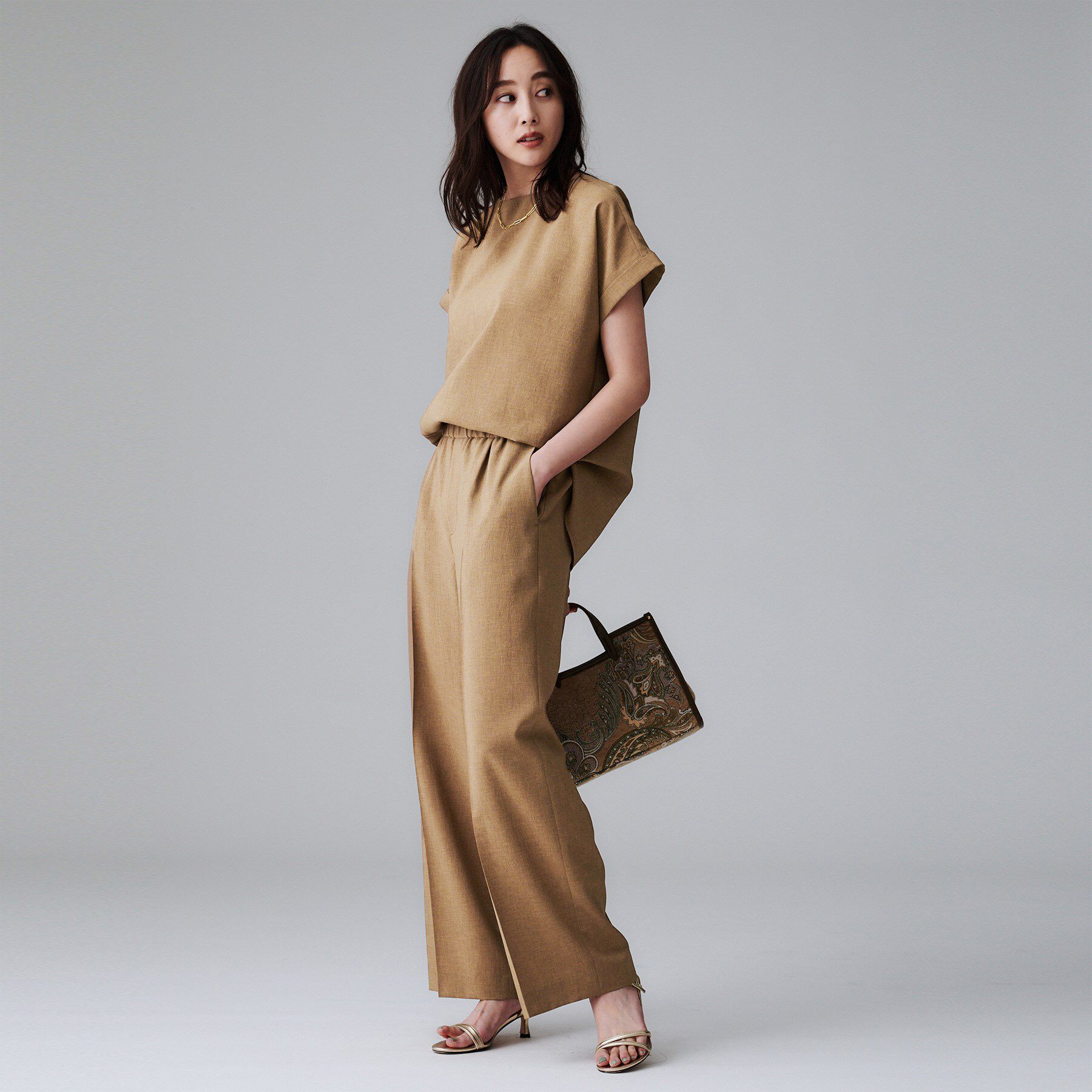 UNTITLED「【UV/はっ水/セットアップ可】リラククールパンツ」|その他|