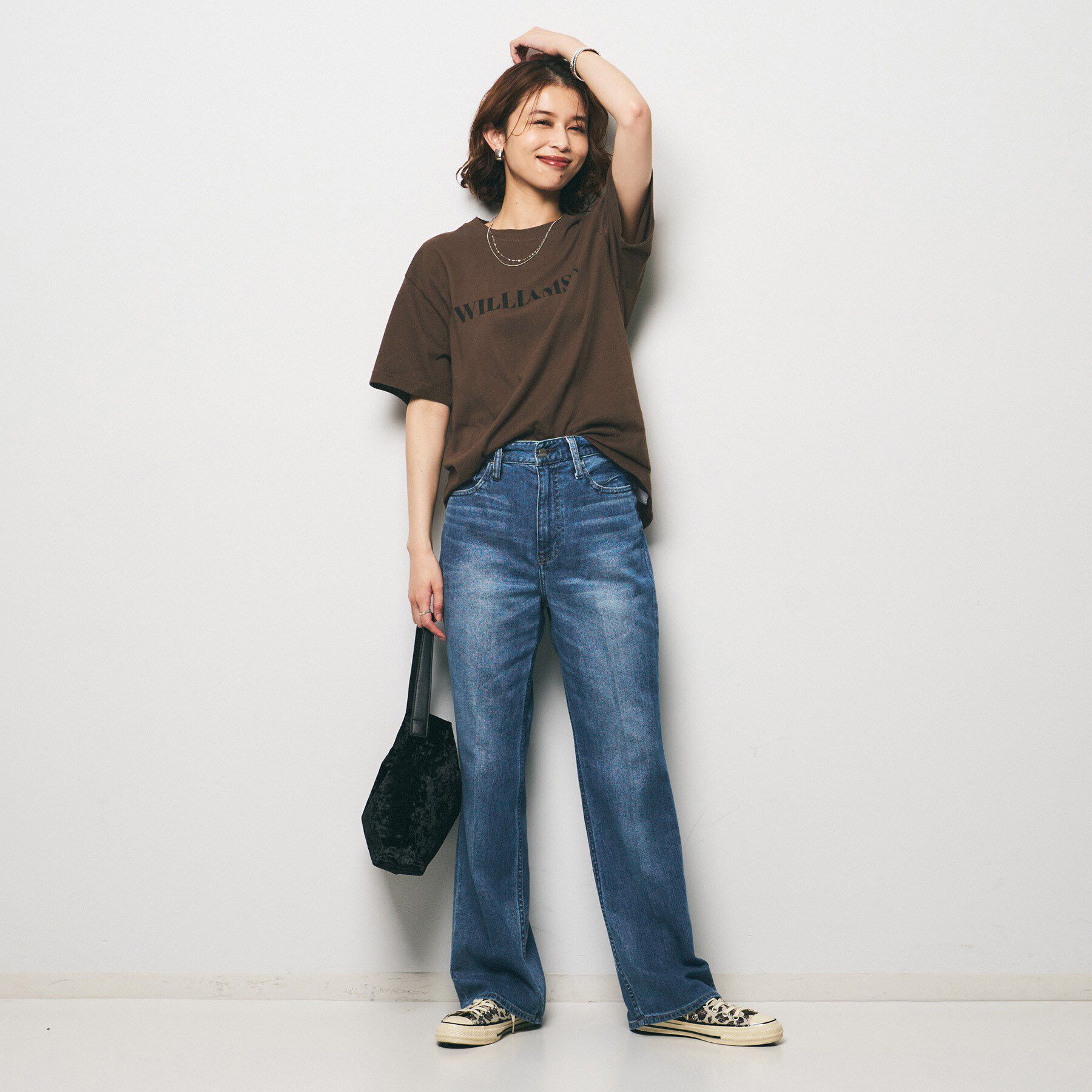 UNTITLED「【Healthy DENIM】Williams TownロゴTシャツ」|Tシャツ・カットソー|