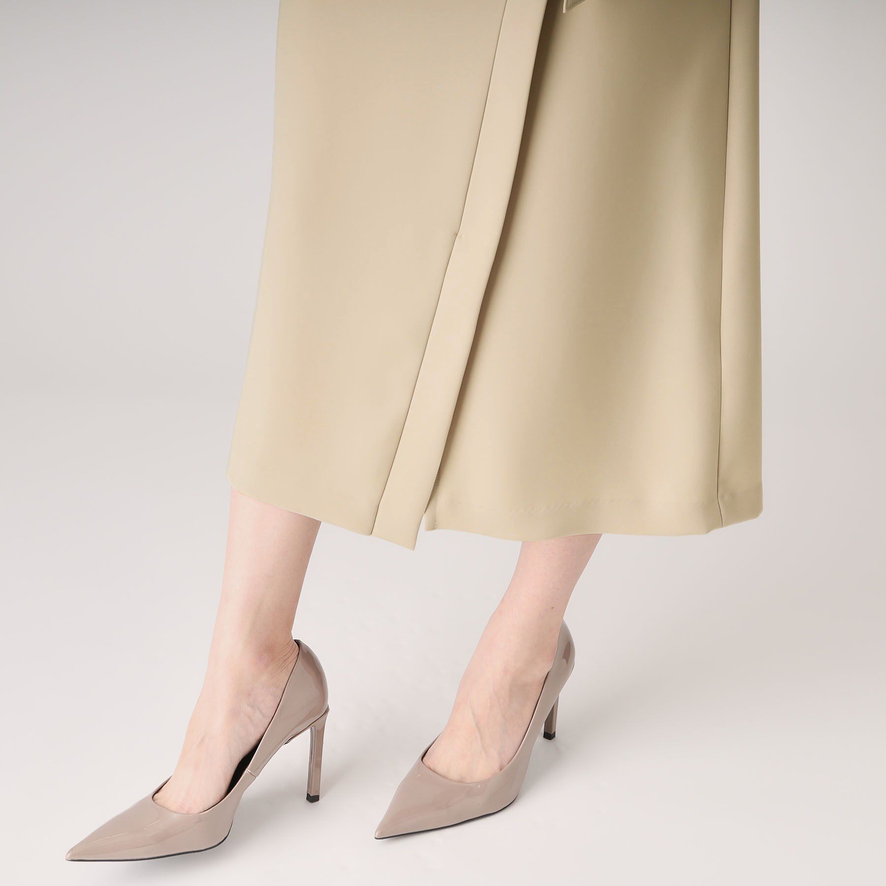 COUP DE CHANCE「【洗える／日本製】ラップ風デザインスカート」|スカート|