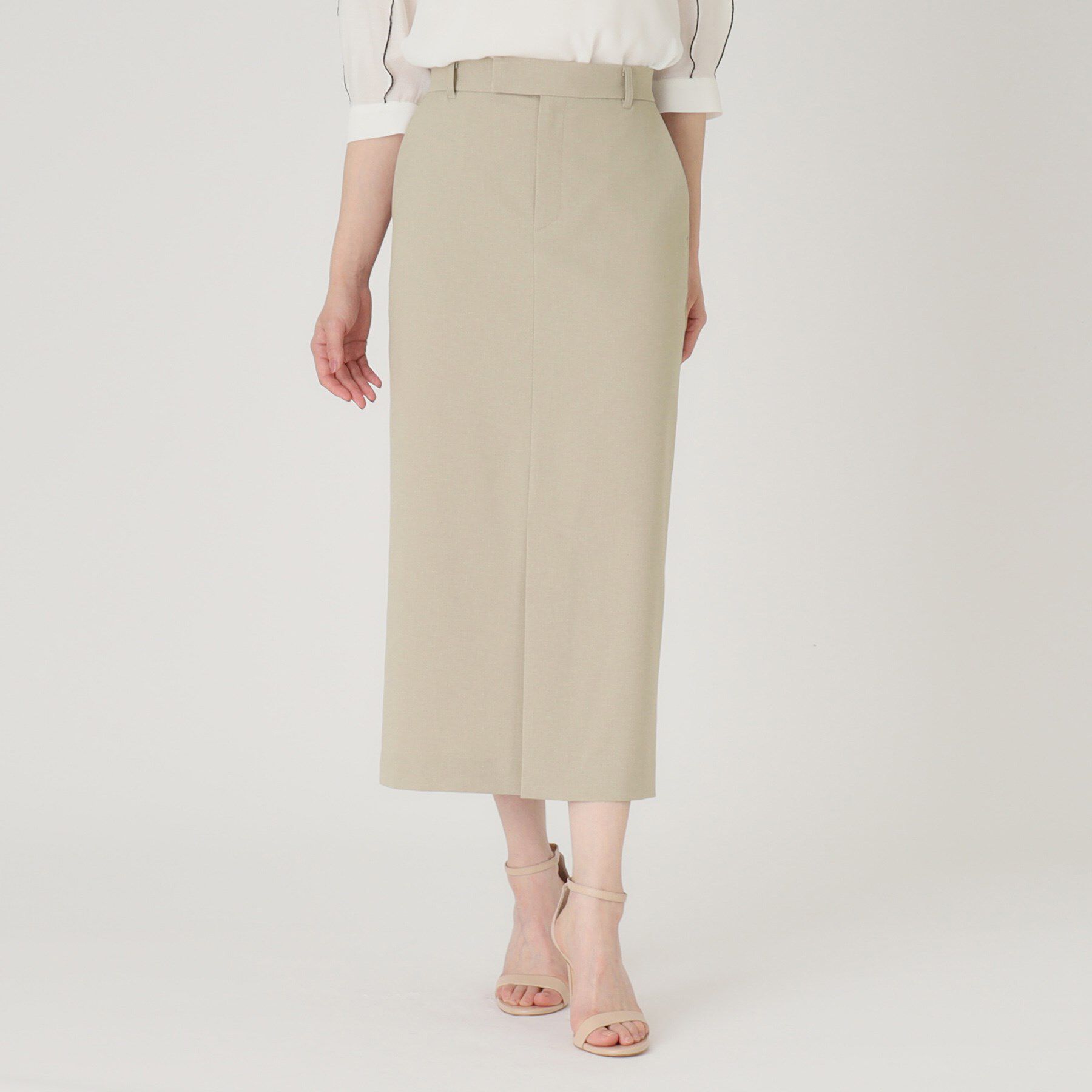 COUP DE CHANCE「【洗える／日本製／ロング丈】ストレートシルエットのスカート」|スカート|