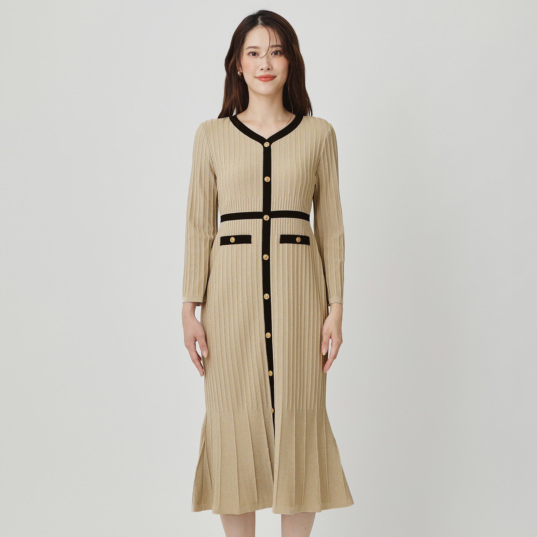 COUP DE CHANCE「【手洗い可／日本製】ニットドレス」|ワンピース|