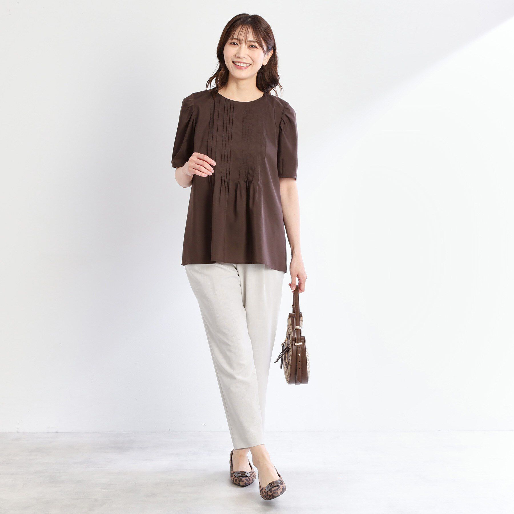 Reflect「【マシンウォッシュ可／ウエストゴム仕様】キレイめリラクシーパンツ」|その他|