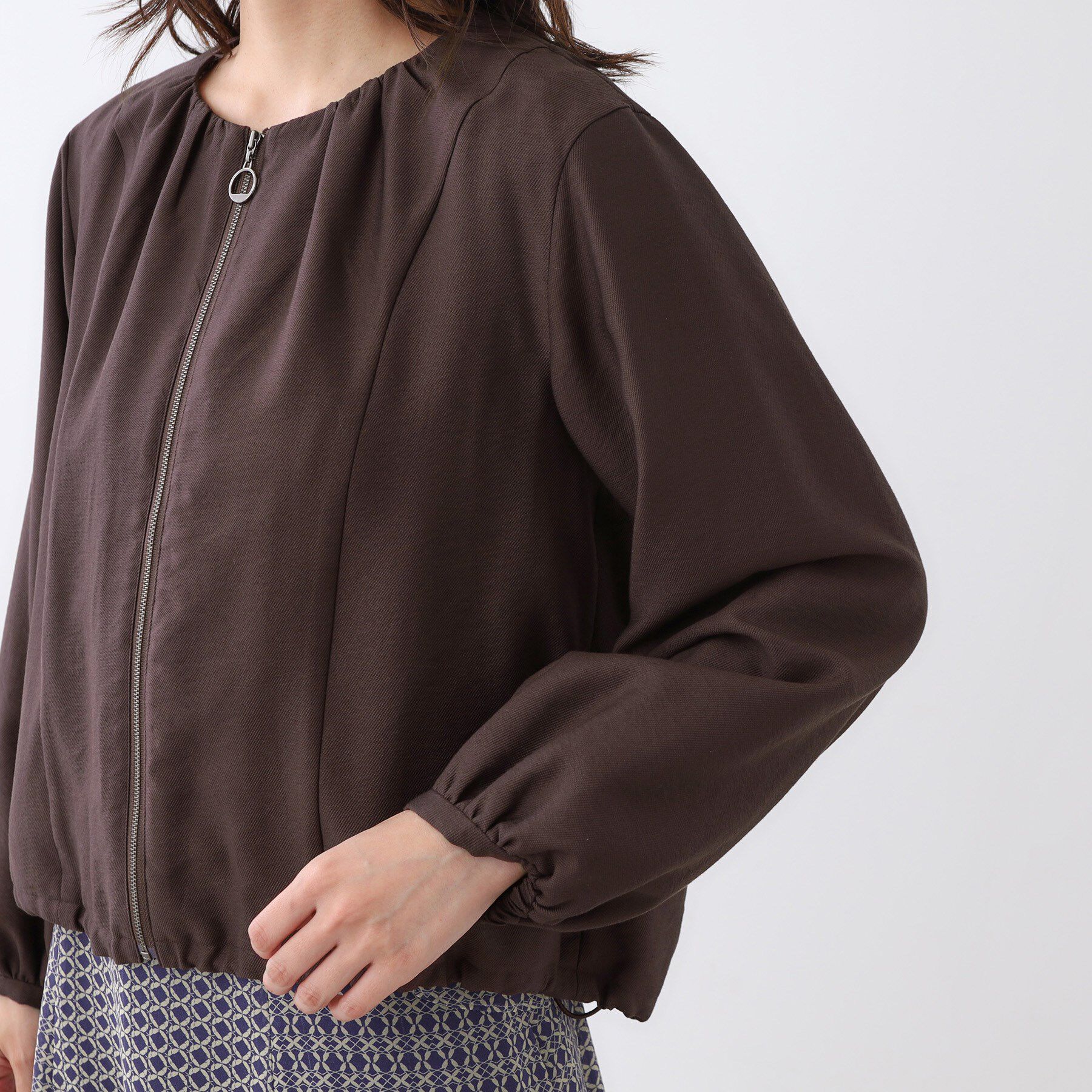 Reflect「【ライトアウター／ゆったり羽織れる／気軽な羽織りに◎】ライトブルゾン」|ブルゾン・スタジャン|