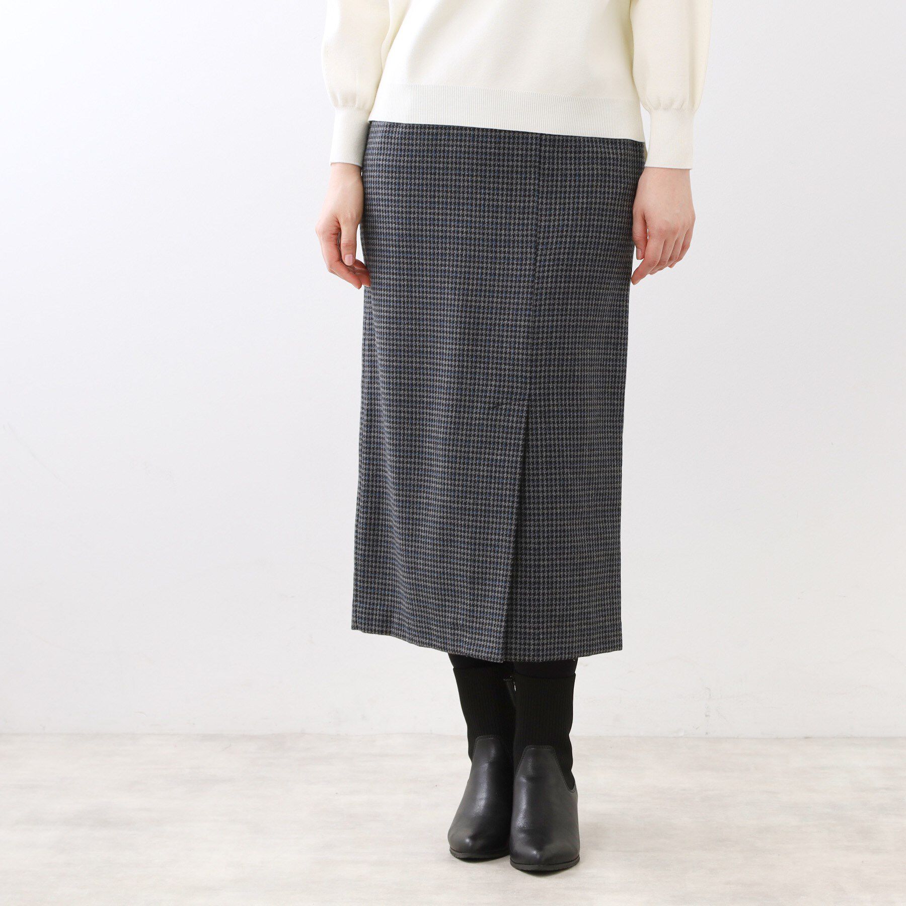Reflect「【秋映え◎】千鳥格子風タイトスカート」|スカート|