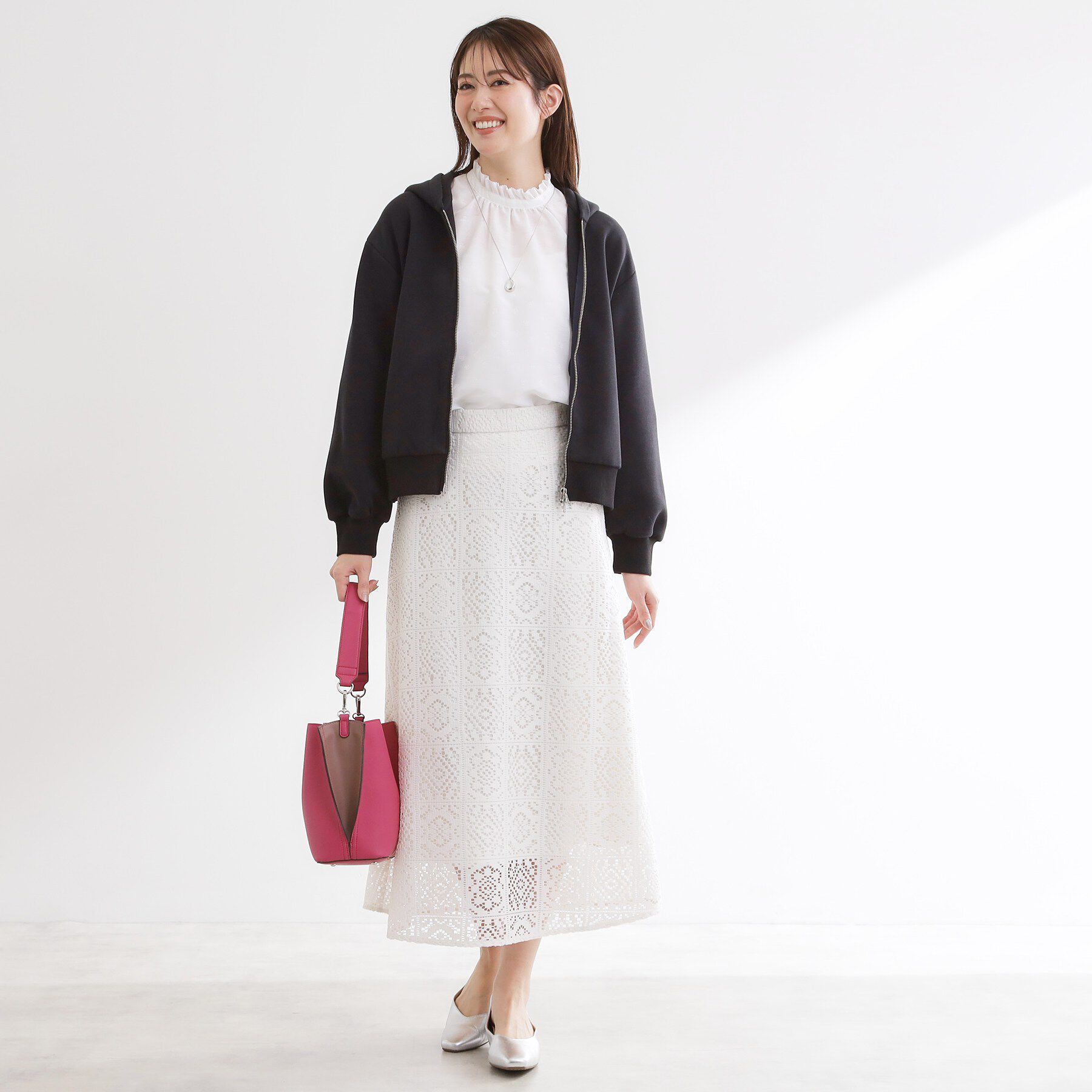 Reflect「ダブルジップドロップショルダーパーカー」|パーカー|