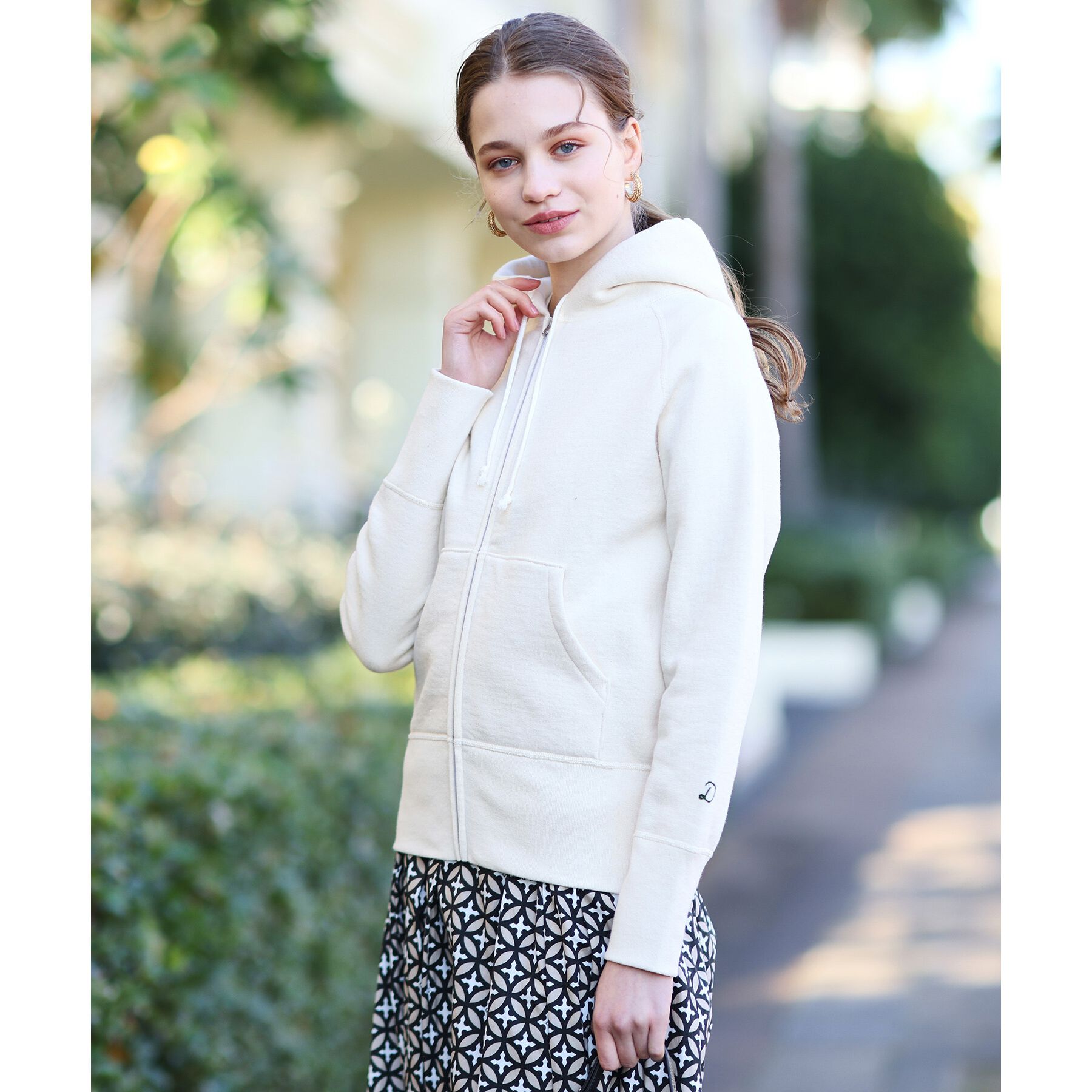 DRESSTERIOR「デキシー吊裏毛ジップアップパーカ」|パーカー|