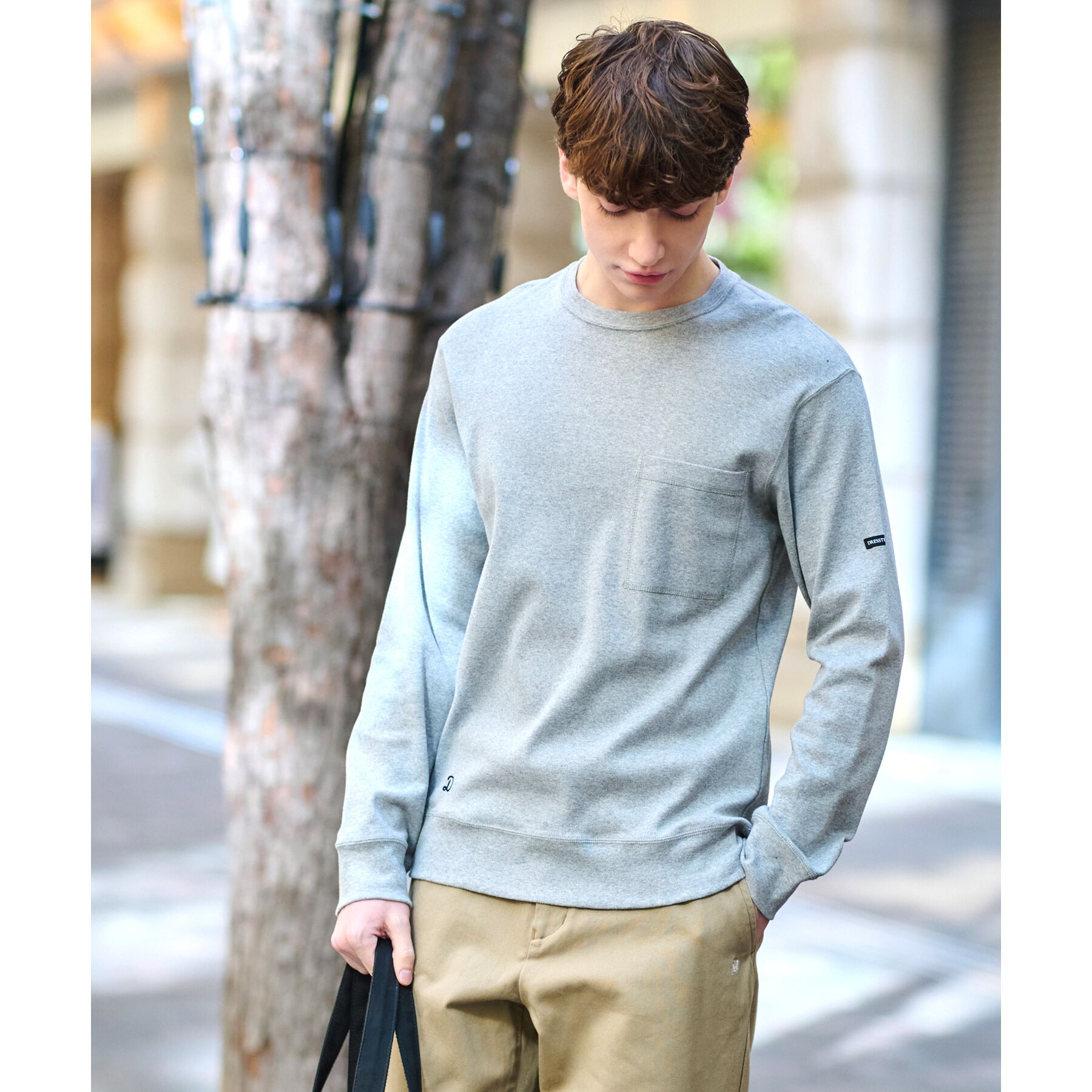 DRESSTERIOR「【Safari12月号掲載】エクスクルーシブフライスロングTシャツ」|Tシャツ・カットソー|