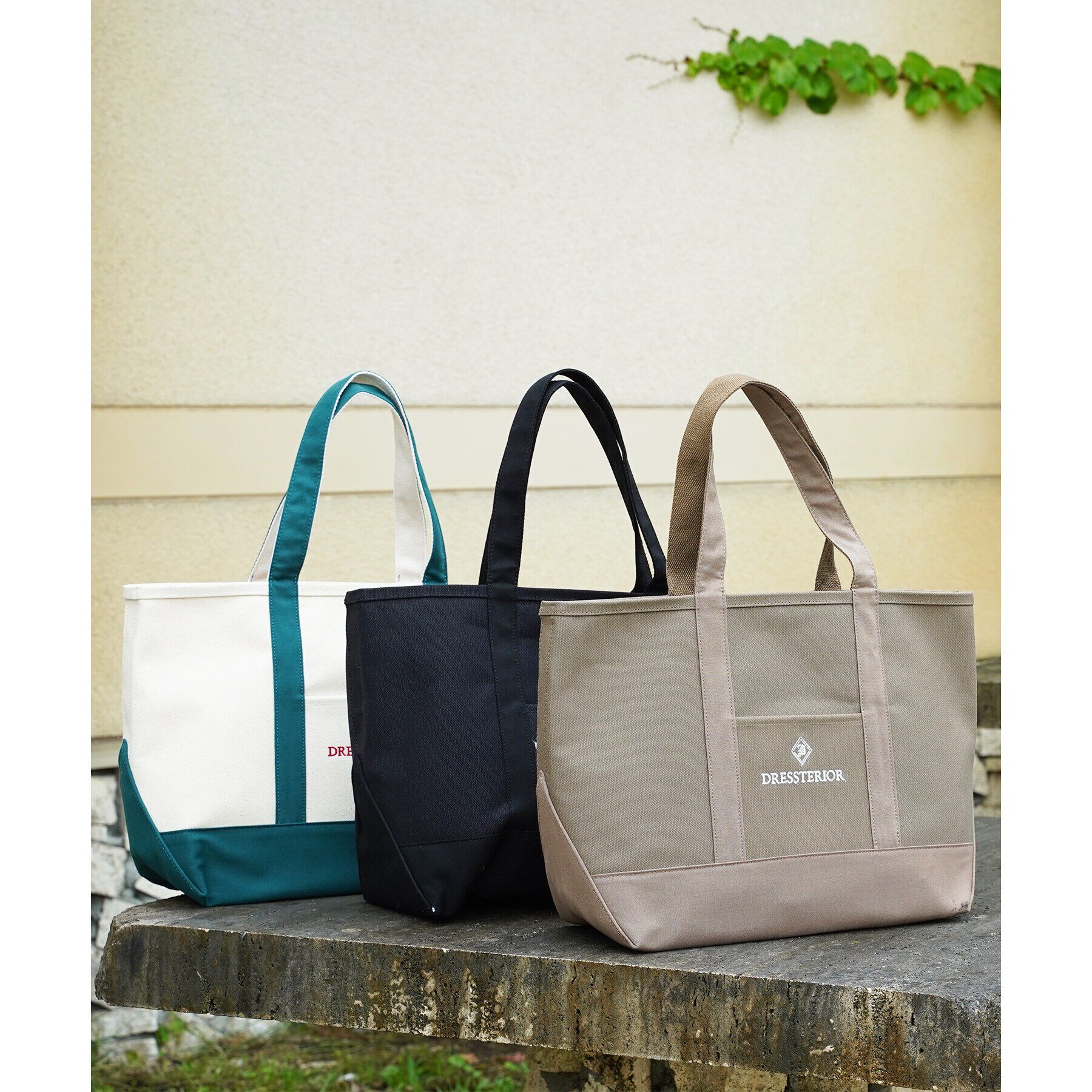 DRESSTERIOR「【CLASSY.5月号掲載】ドレステリア キャンバストートバッグ（M）」|トートバッグ|