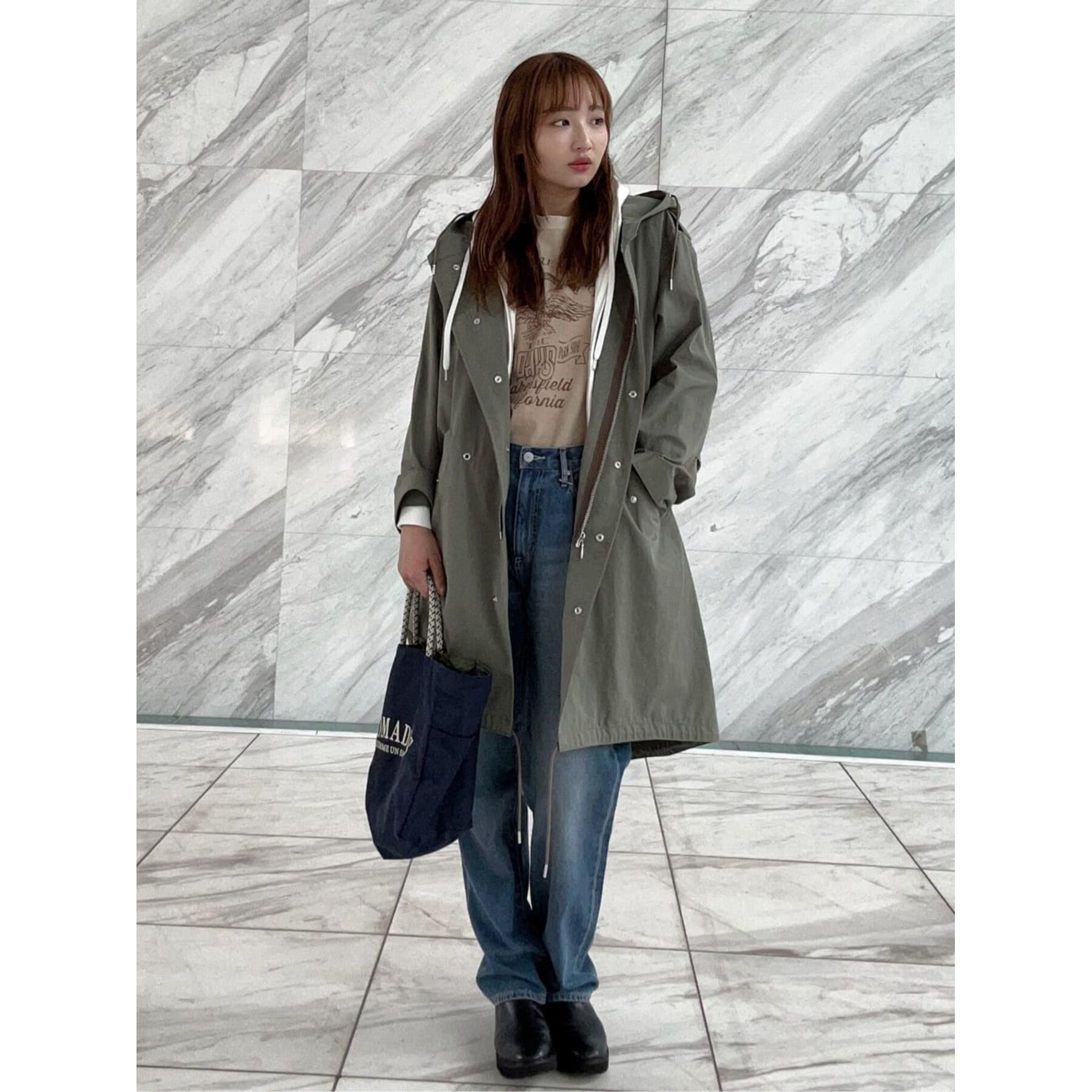 DRESSTERIOR「【洗える】テーパードコンフォートデニム」|デニム|