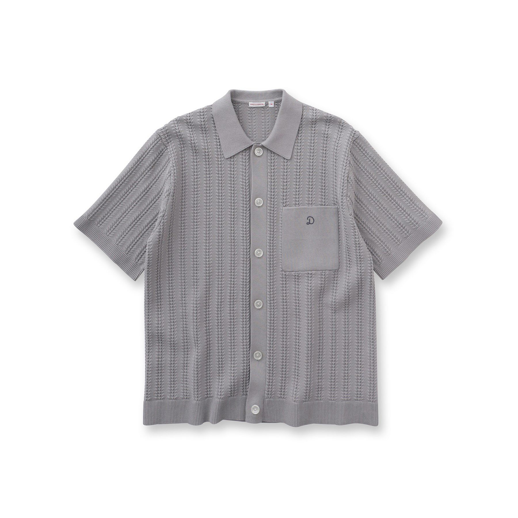 DRESSTERIOR「【Safari5月号掲載】オーガニックコットン キューバニットシャツ」|ニット・セーター|