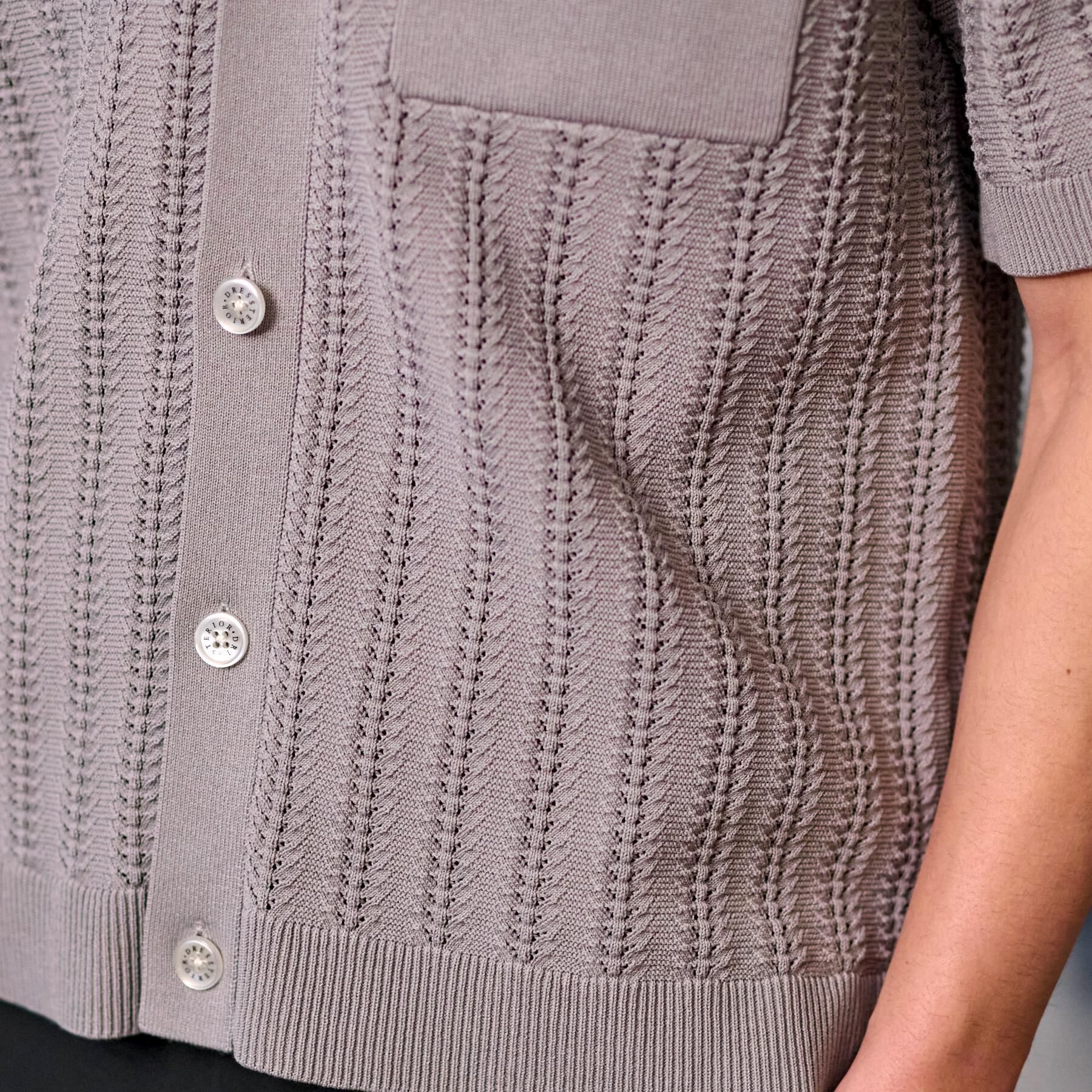 DRESSTERIOR「【Safari5月号掲載】オーガニックコットン キューバニットシャツ」|ニット・セーター|