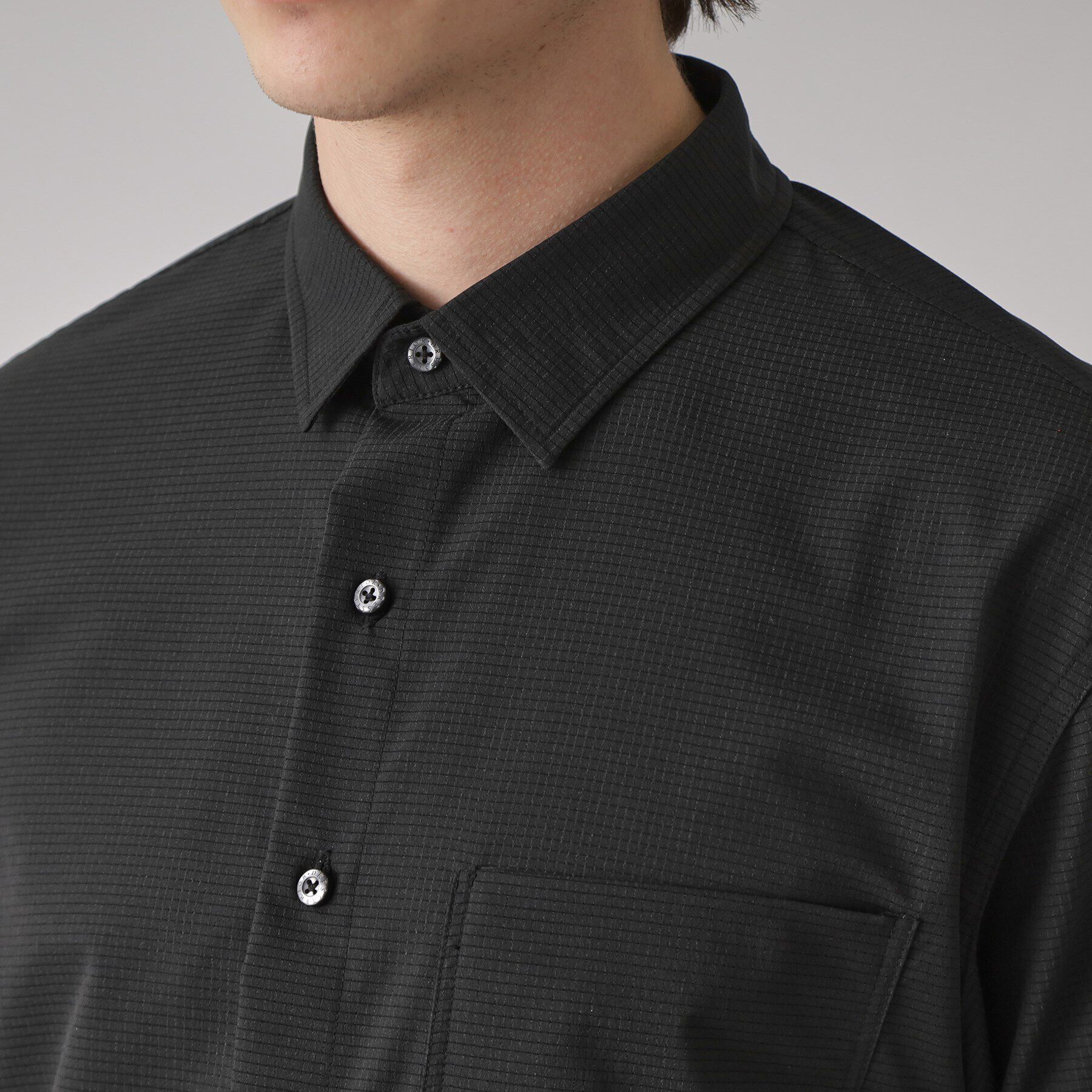 DRESSTERIOR「【セットアップ可/撥水性/UVカット/Safari5月号掲載】COOL DOTS ショートスリーブシ」|シャツ・ブラウス|