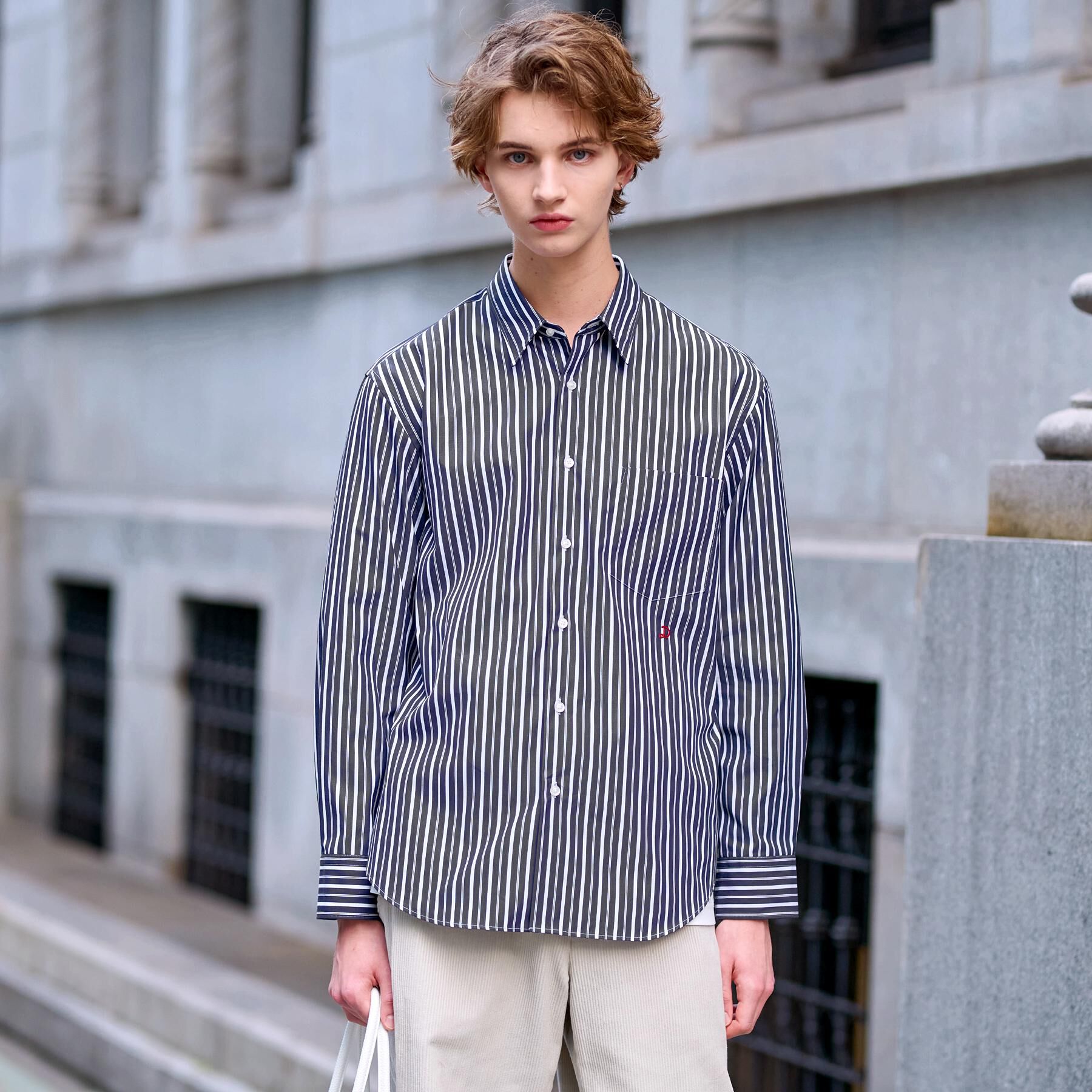 DRESSTERIOR「THOMAS MASON ストライプシャツ」|シャツ・ブラウス|