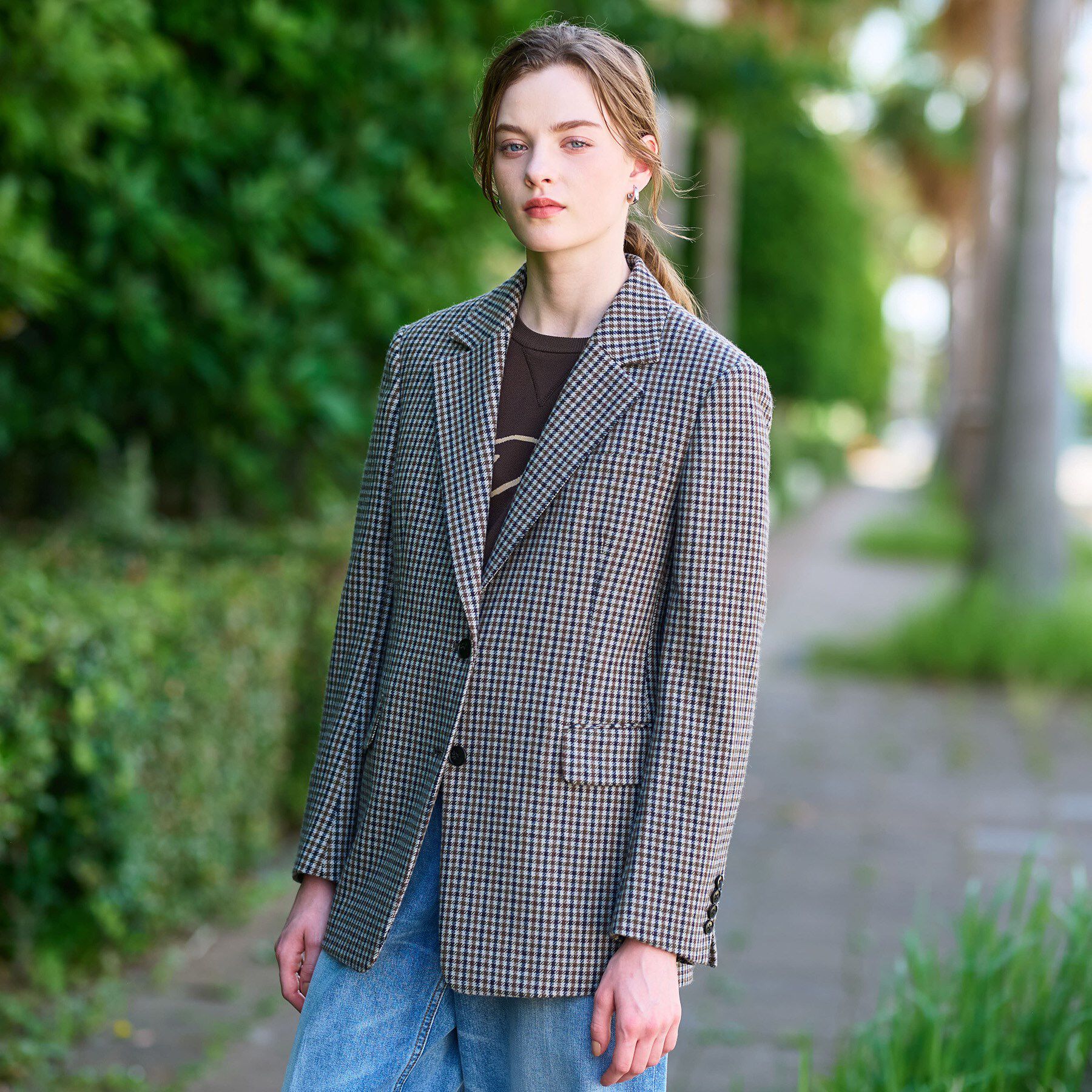 DRESSTERIOR「【きれいめカジュアル/オンオフ】ガンクラブチェックジャケット」|テーラードジャケット|