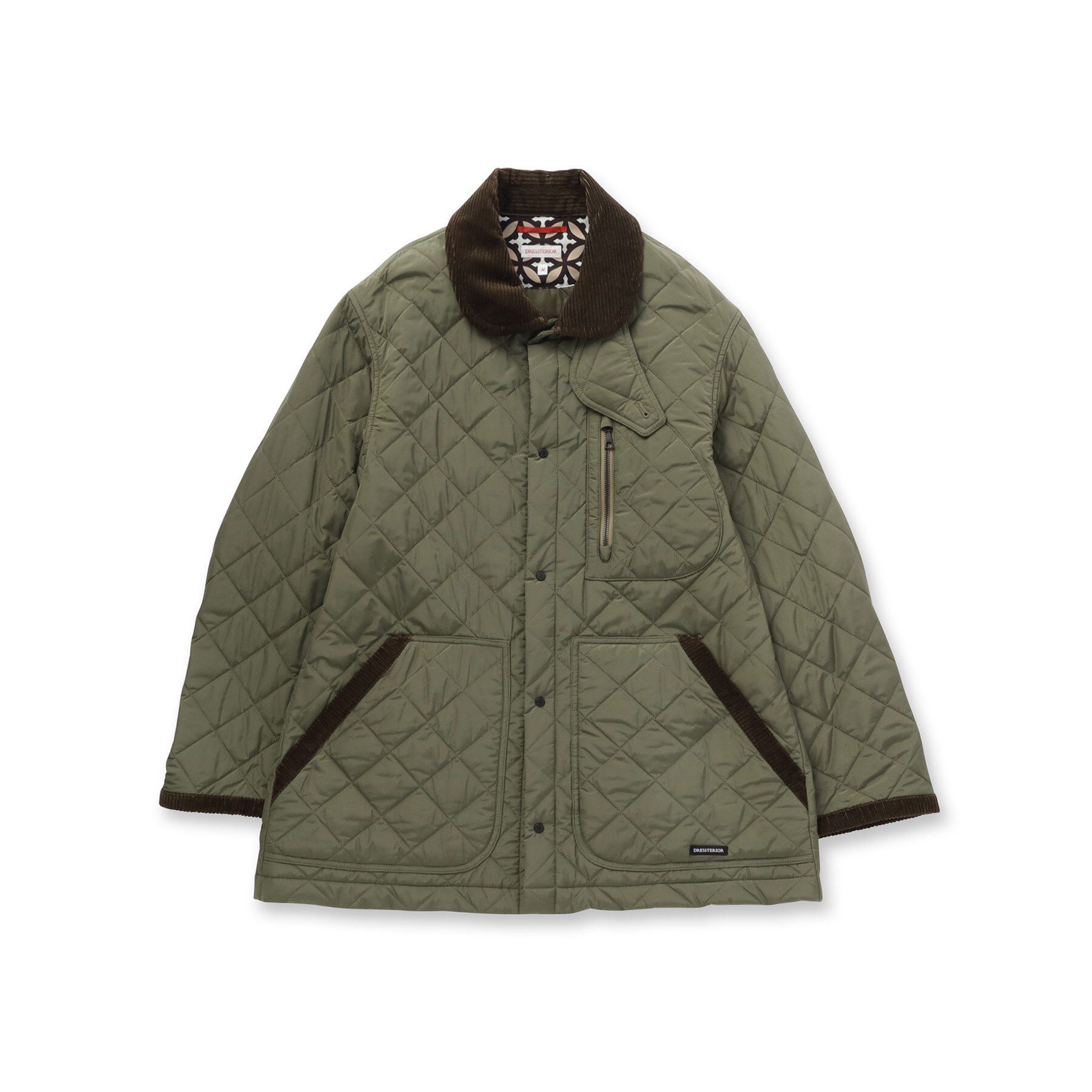 DRESSTERIOR「キルティング ハンティングジャケット」|ブルゾン・スタジャン|