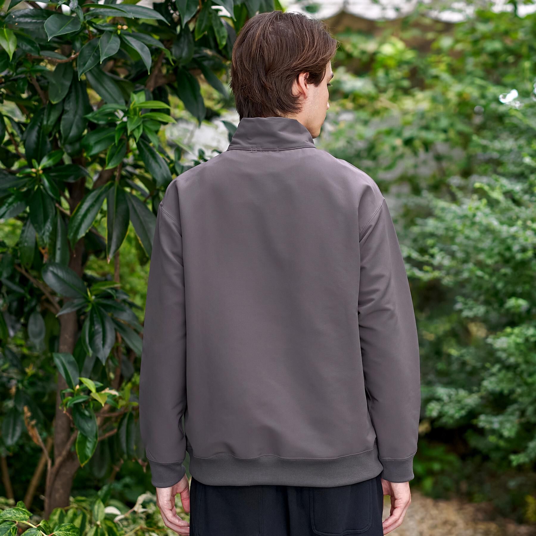 DRESSTERIOR「ダブルクロス裏起毛 ハーフジッププルオーバー」|Tシャツ・カットソー|