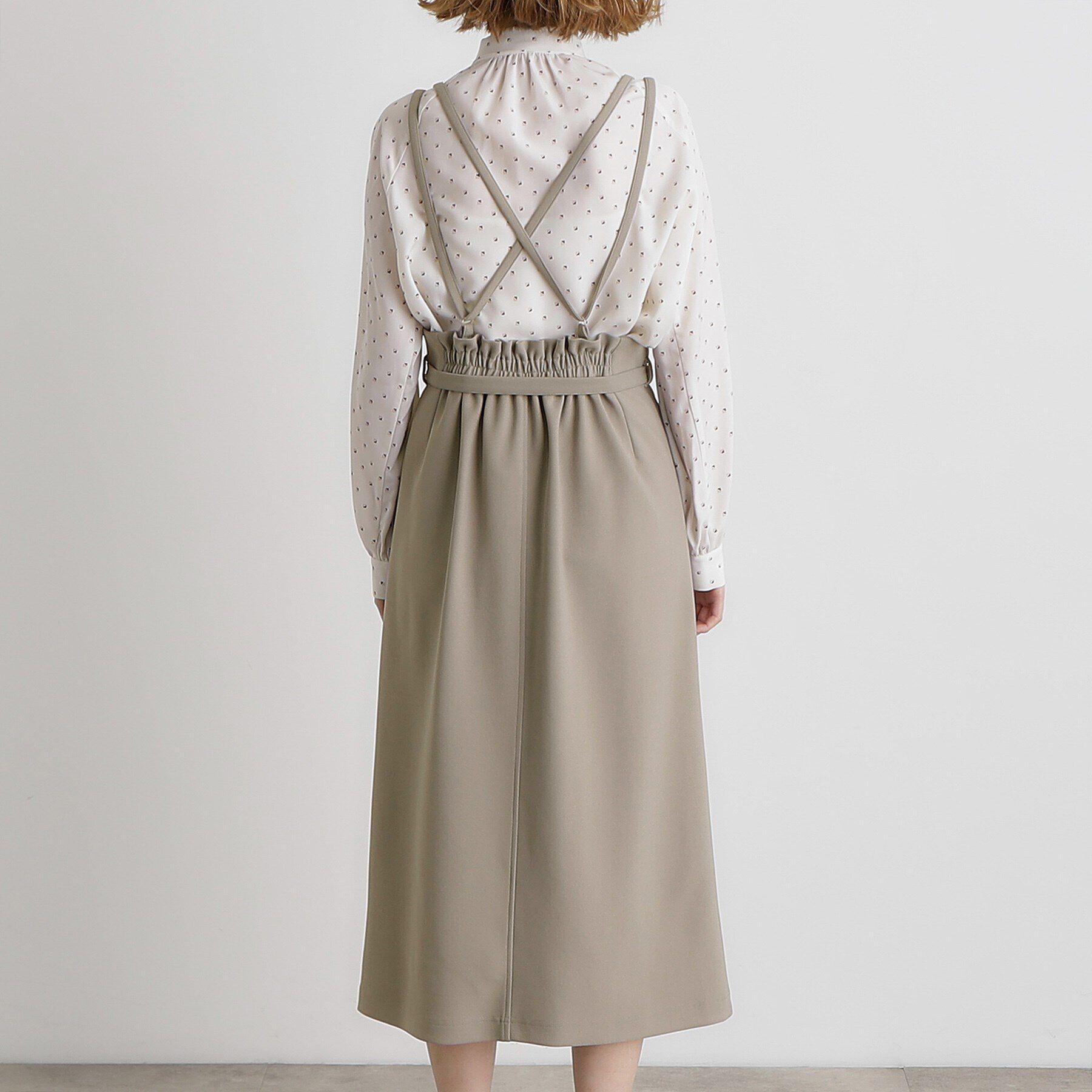 grove「取り外しストラップ付ナロースカート」|スカート|